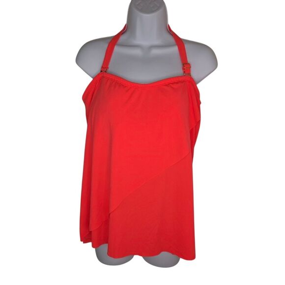 Venus Halter Wrap Tankini Swimsuit Top Size 18 - Picture 1 of 6